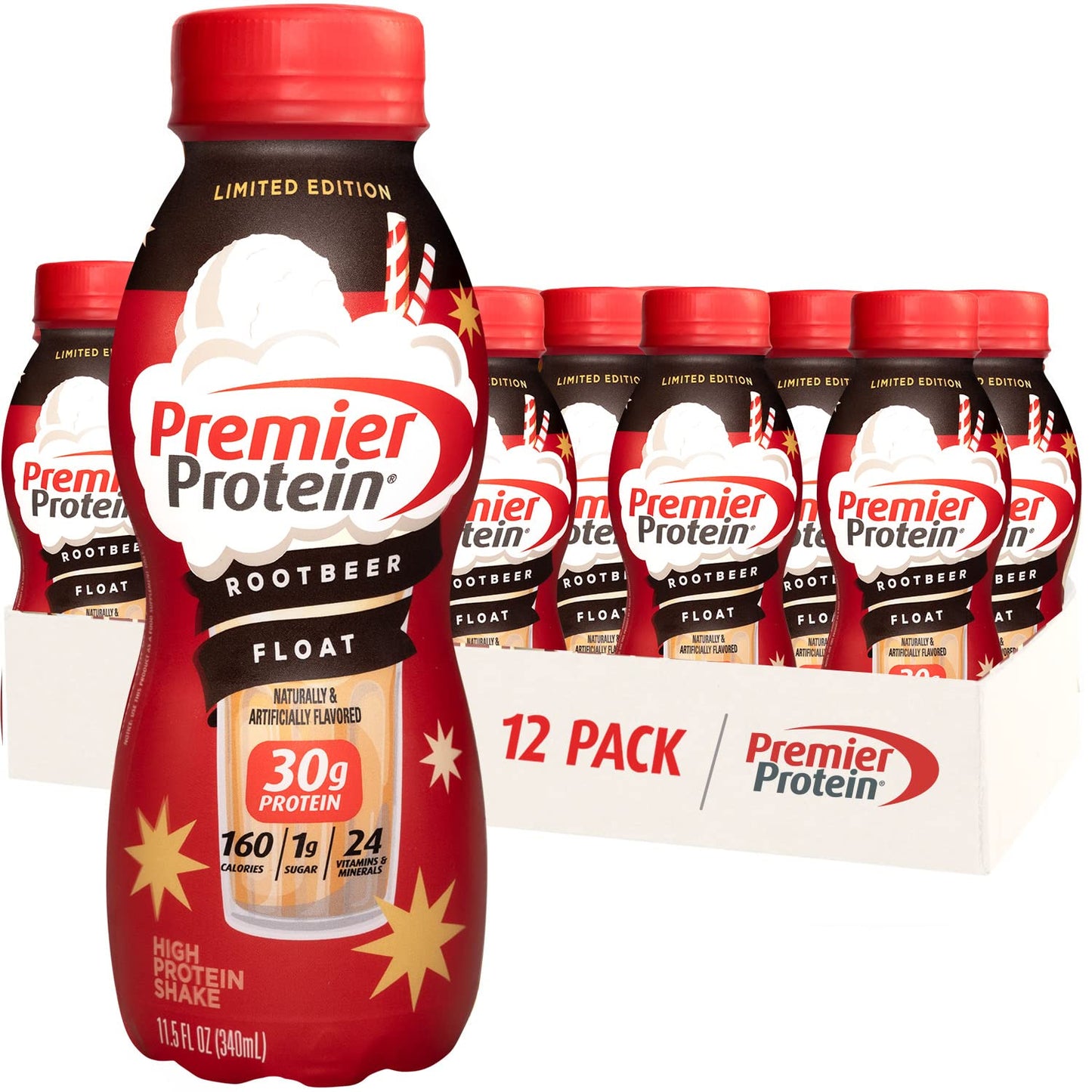 Premier Protein 30g Protein Shake, Vanilla, 11.5 fl oz, 12 Ct