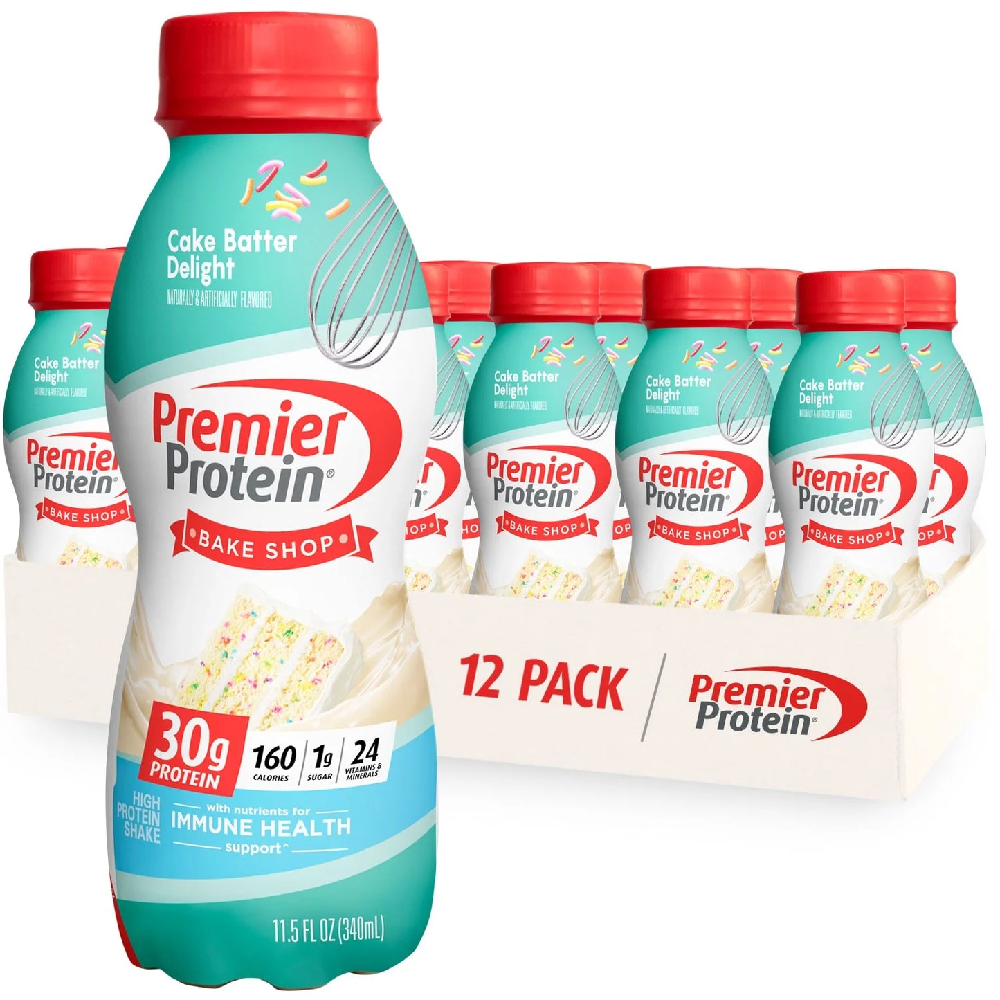 Premier Protein 30g Protein Shake, Vanilla, 11.5 fl oz, 12 Ct