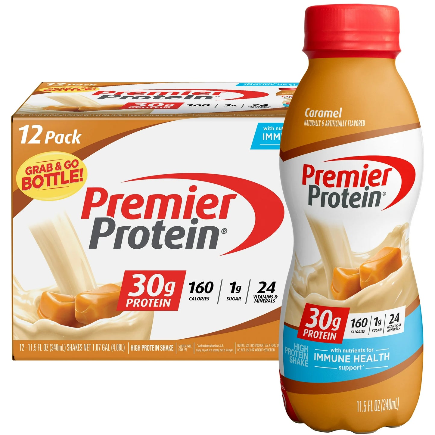 Premier Protein 30g Protein Shake, Vanilla, 11.5 fl oz, 12 Ct