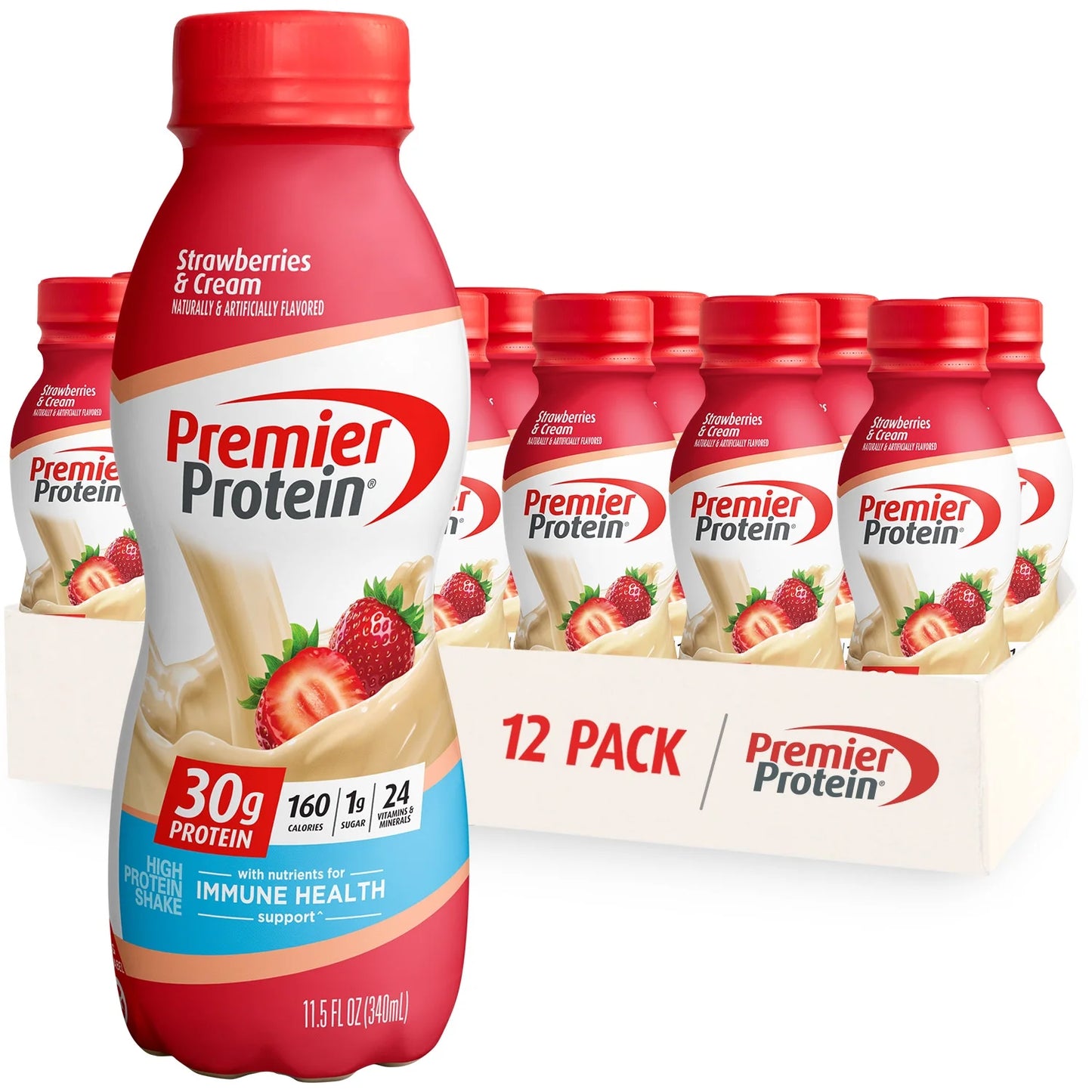 Premier Protein 30g Protein Shake, Vanilla, 11.5 fl oz, 12 Ct