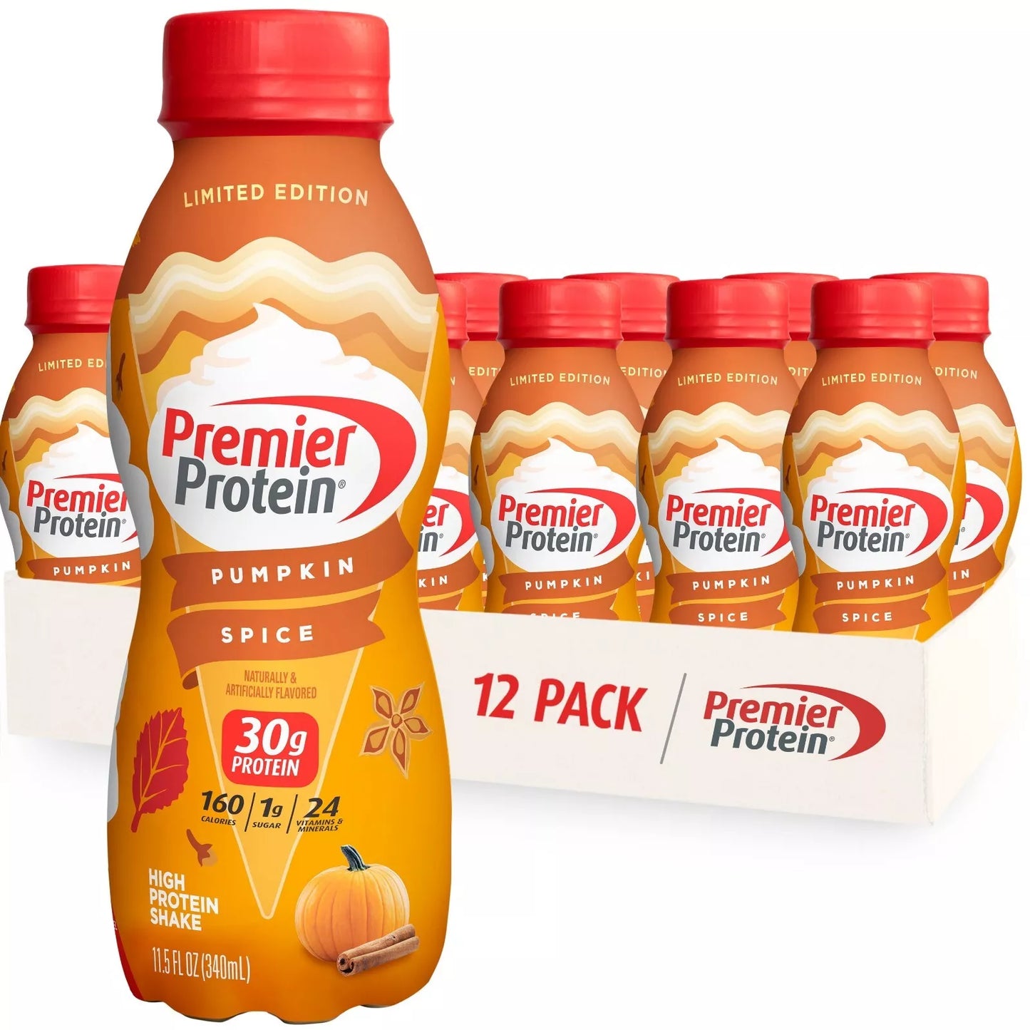 Premier Protein 30g Protein Shake, Vanilla, 11.5 fl oz, 12 Ct