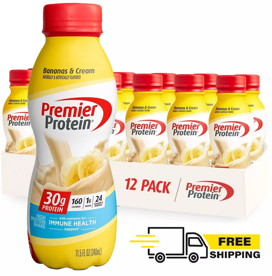 Premier Protein 30g Protein Shake, Vanilla, 11.5 fl oz, 12 Ct